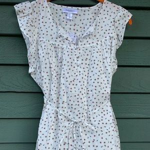 Motherhood maternity flutter sleeve shirt medium